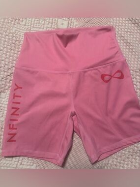 NFINITY Pink High-Rise Athletic Bike Shorts